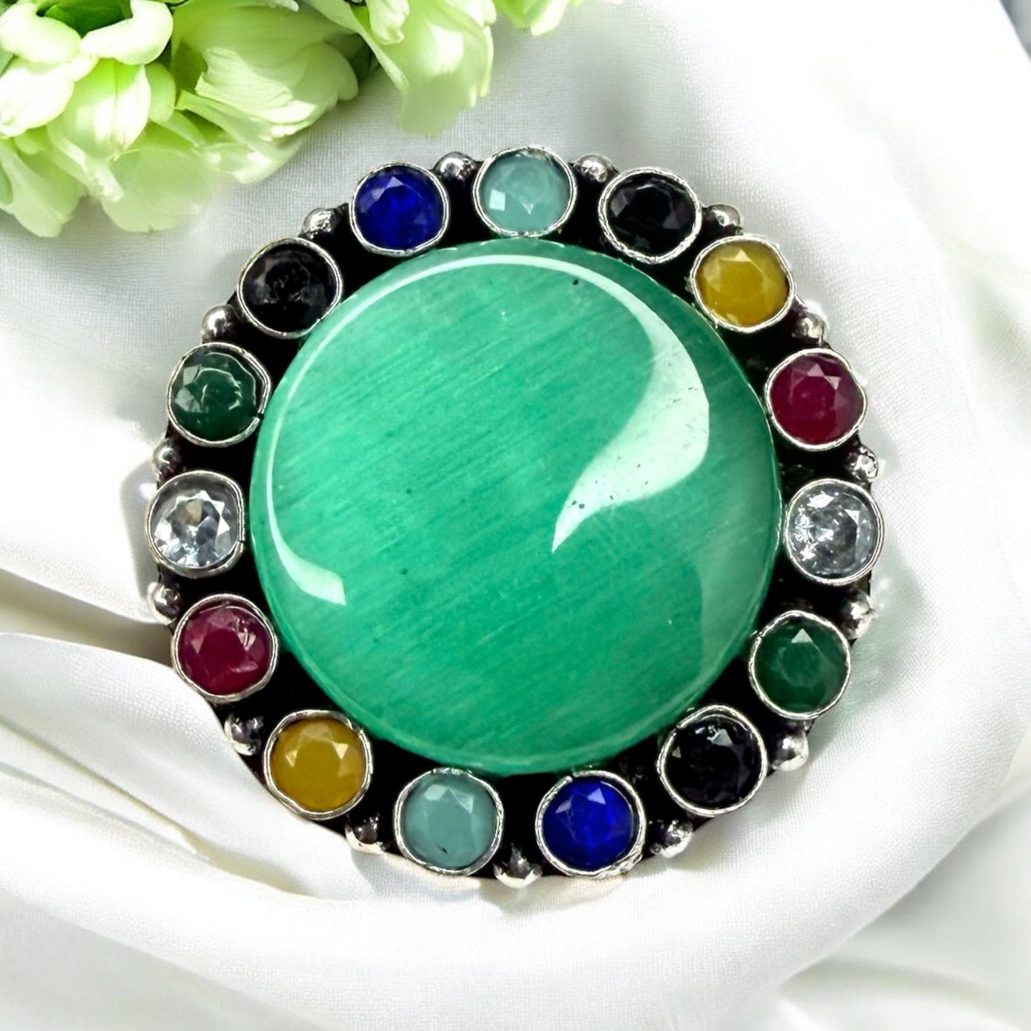 Aavantika Ring - MANKAA Mint Rings
