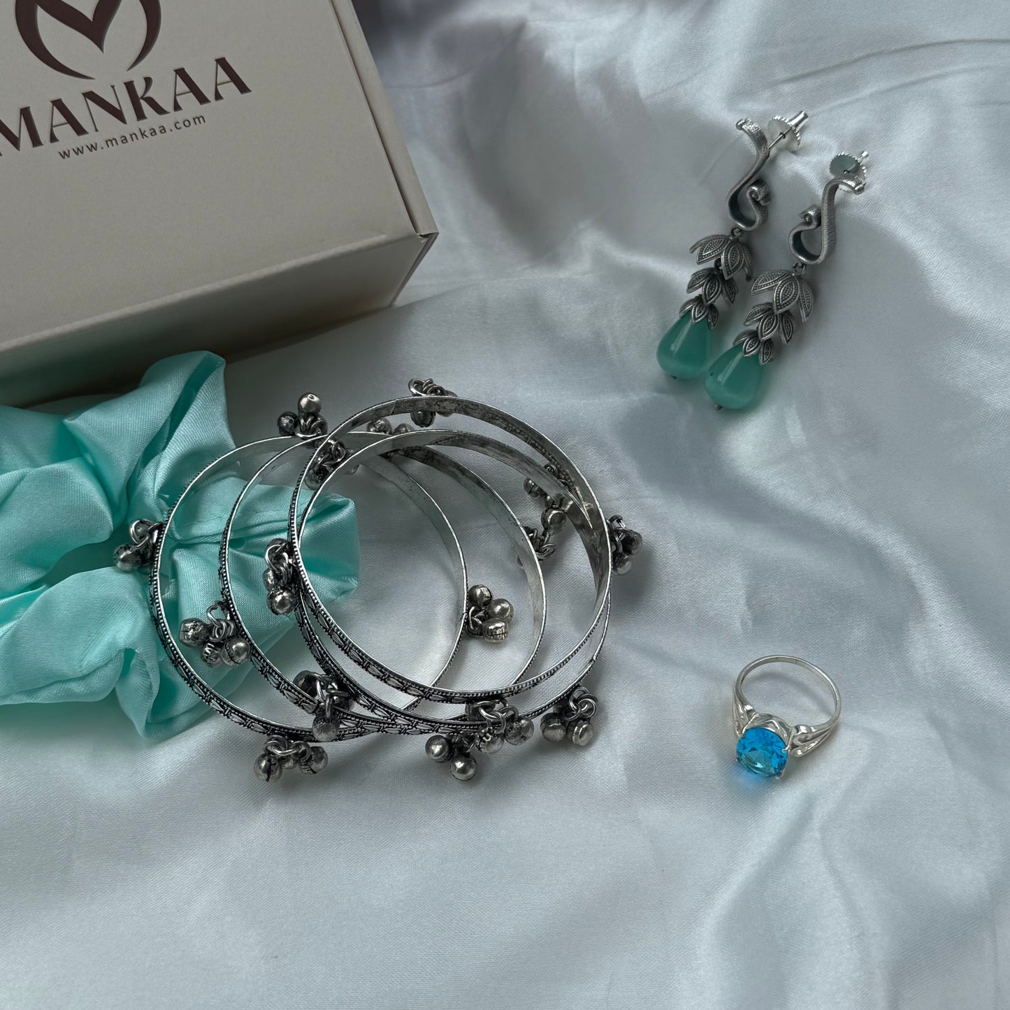 Rakhi Combo - Desi Minimalist - Blue Mint