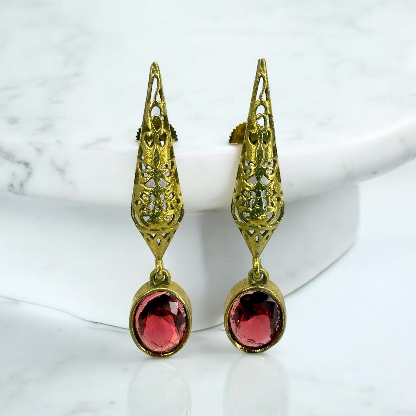 Meheriya Dangler Earring - MANKAA Ruby