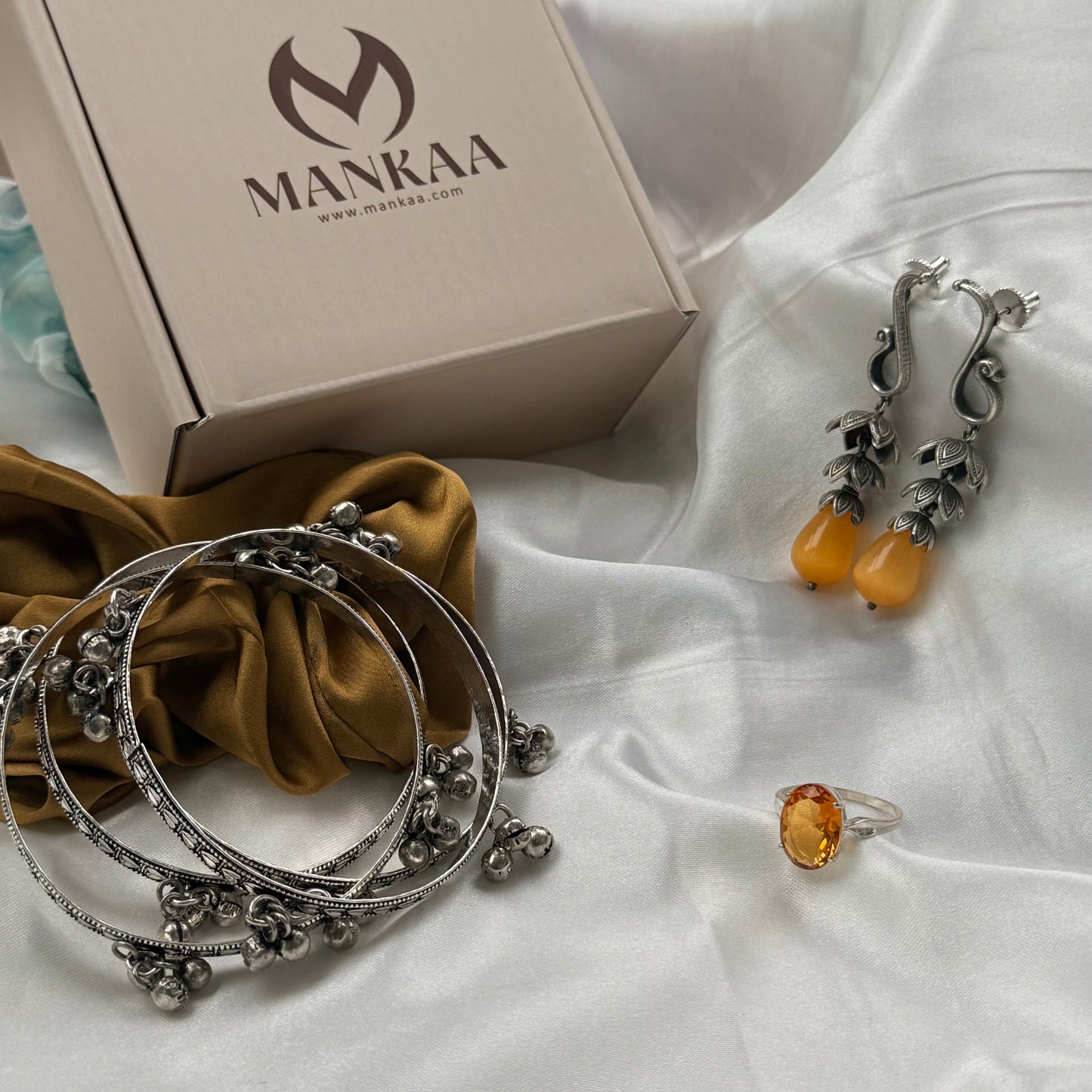 Rakhi Combo - Desi Minimalist- Yellow