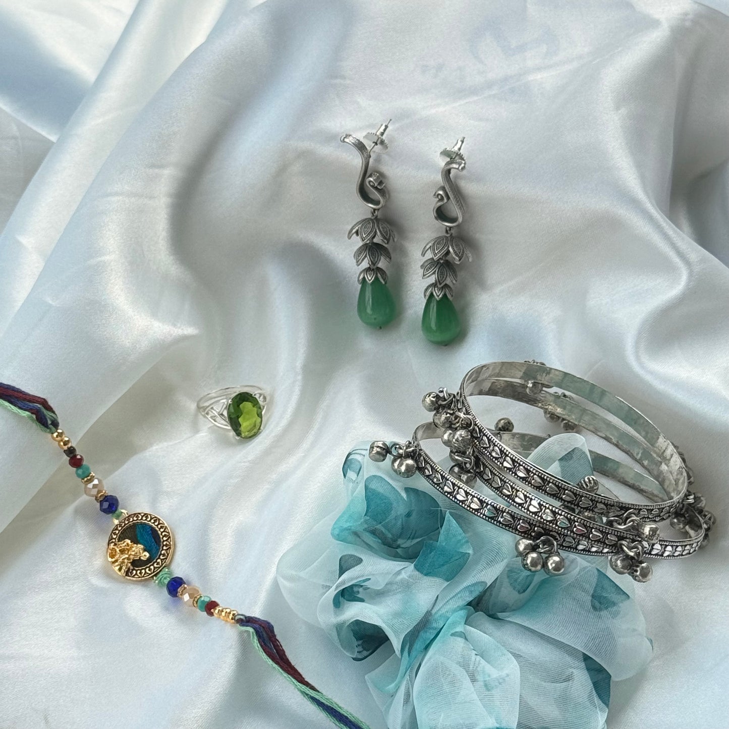 Rakhi Combo - Desi Minimalist - Green