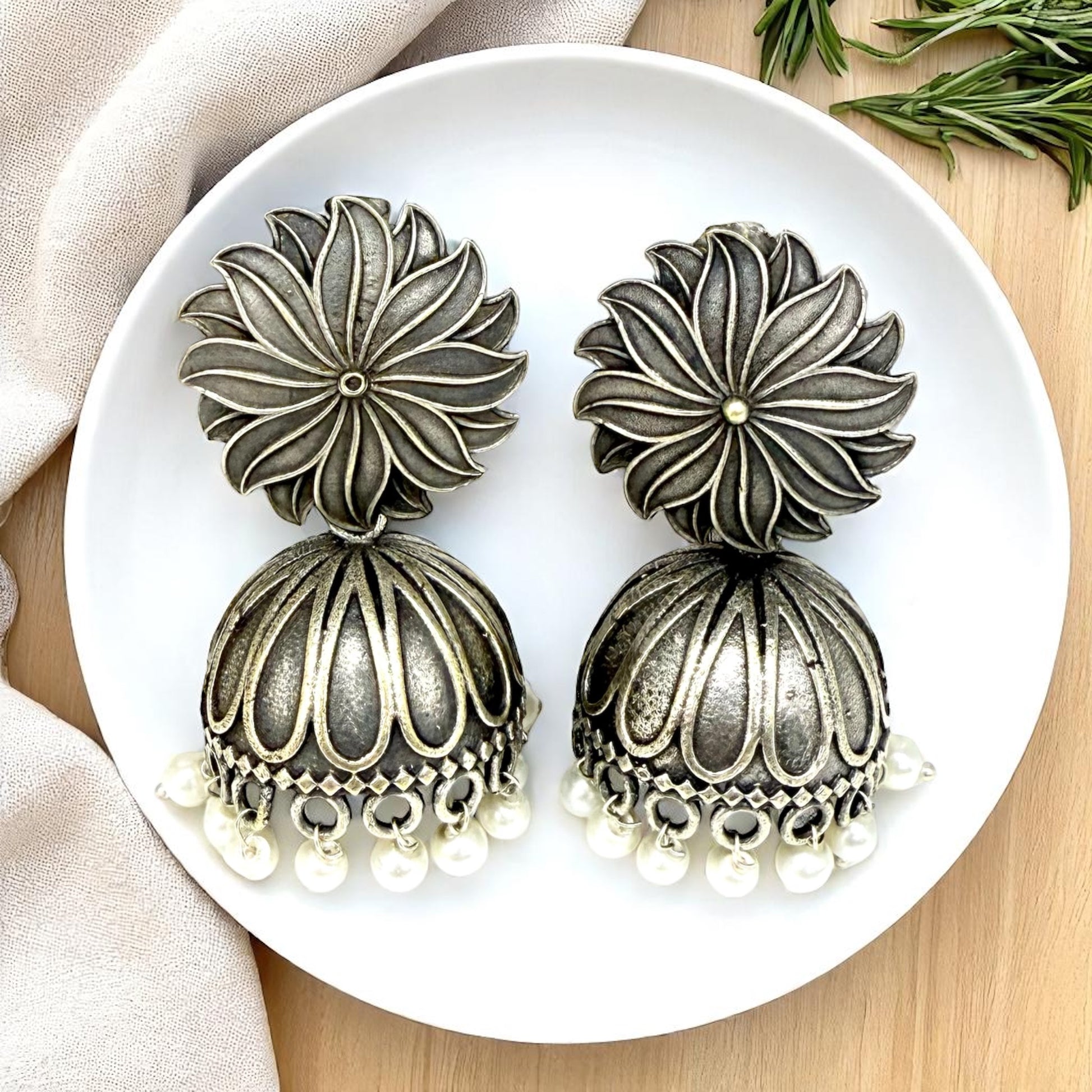 Suhira Jhumka Earring - MANKAA Default Title Earrings