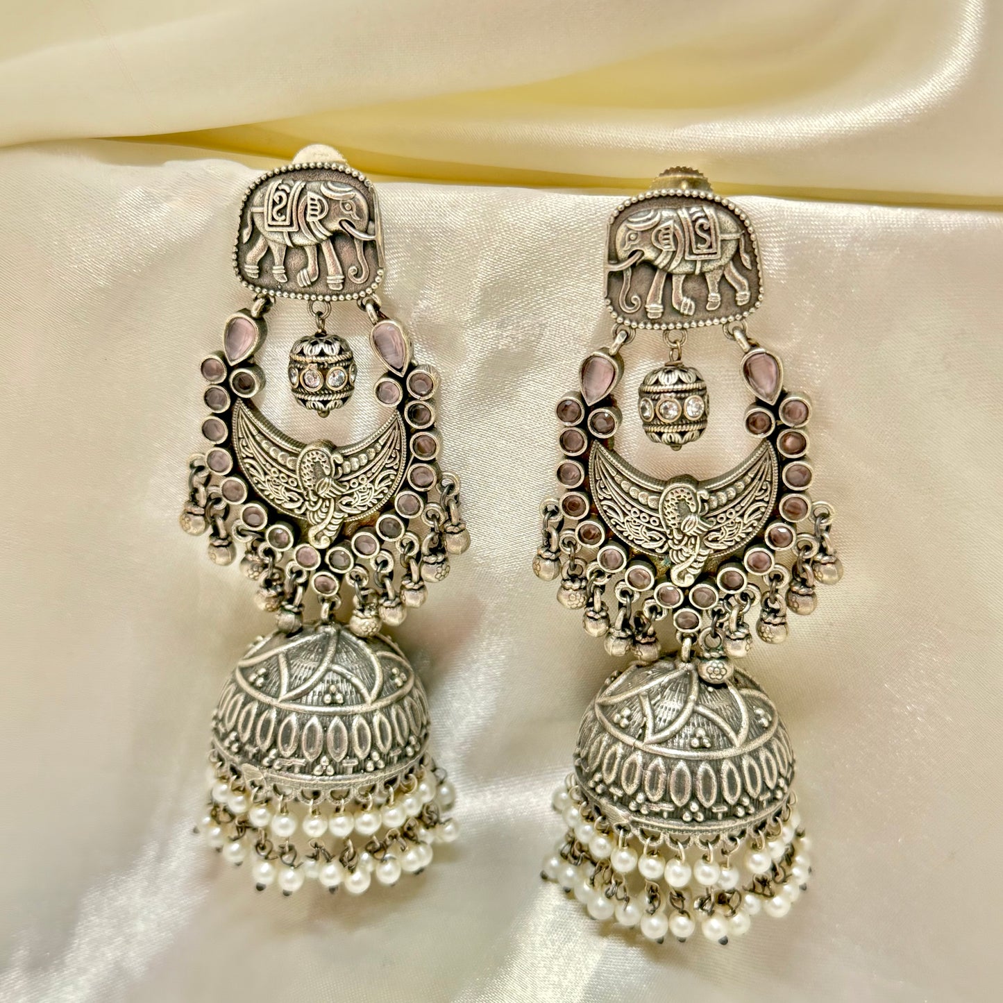 Rakhi Combo - Bold Silver - Pink
