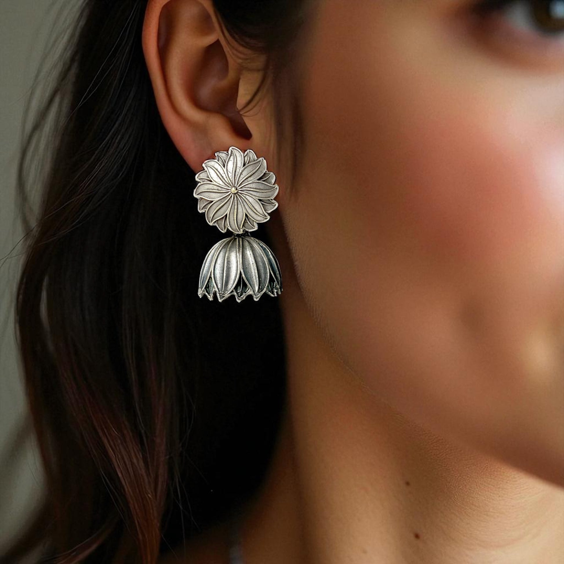 Rohika Jhumka Earring - MANKAA Default Title Earrings