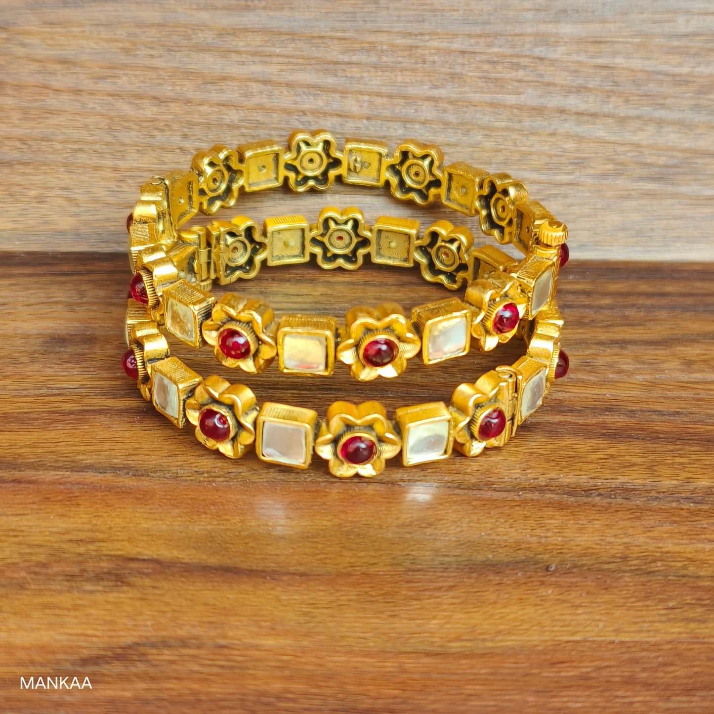Avanthika Bangles Set - MANKAA Default Title Bracelet