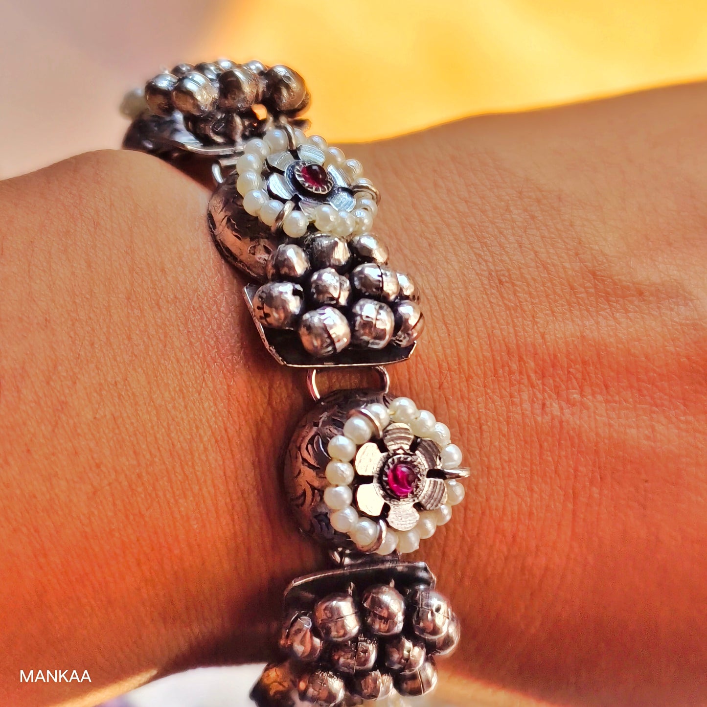 Aradhya GajraMoti Bracelets - MANKAA Default Title Bracelet