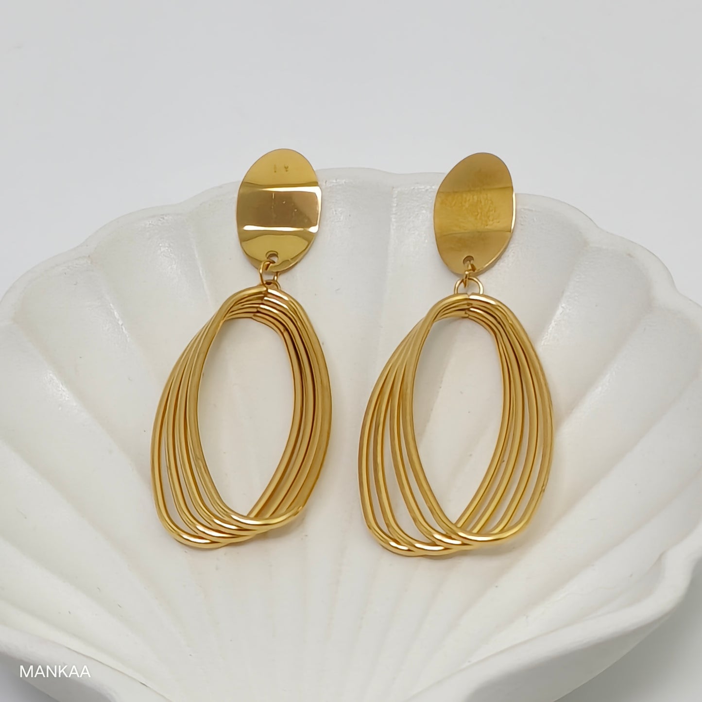Lillian Dangler Earrings - MANKAA Default Title Earring