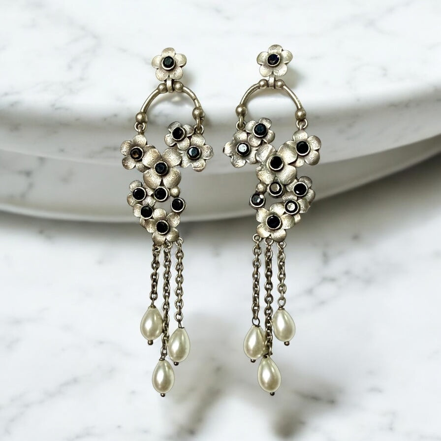 Rajwada Floral Earrings - MANKAA Earrings
