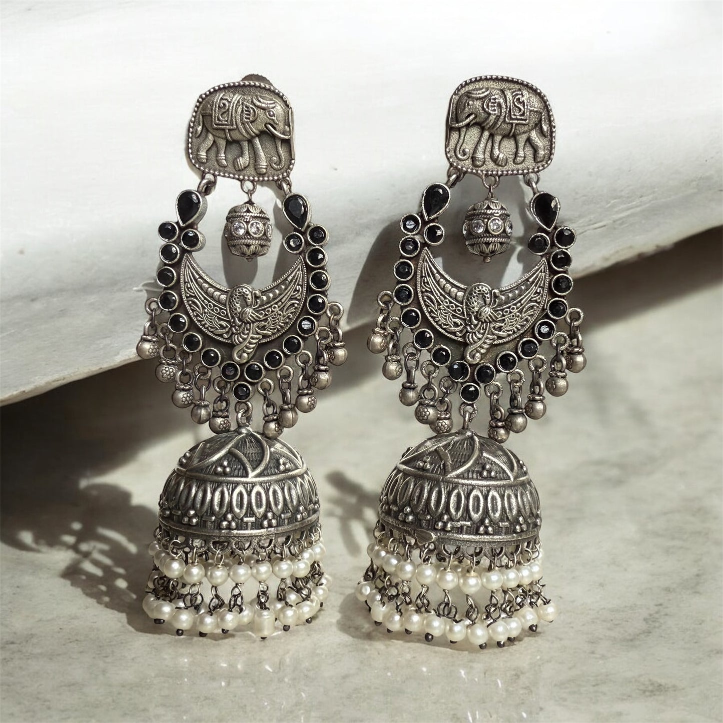 Gajakesari Jhumka Earring - MANKAA Earring