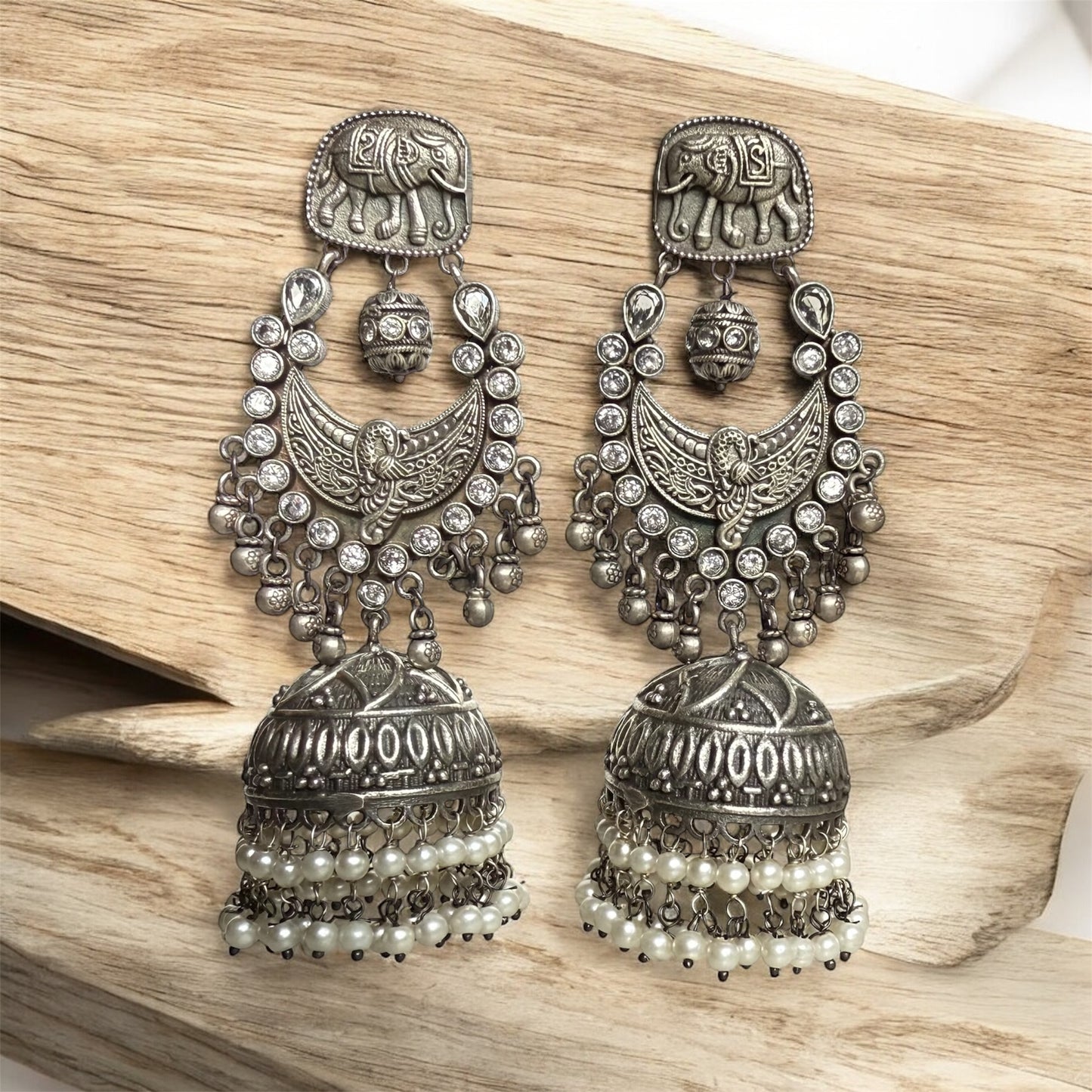 Gajakesari Jhumka Earring - MANKAA Earring