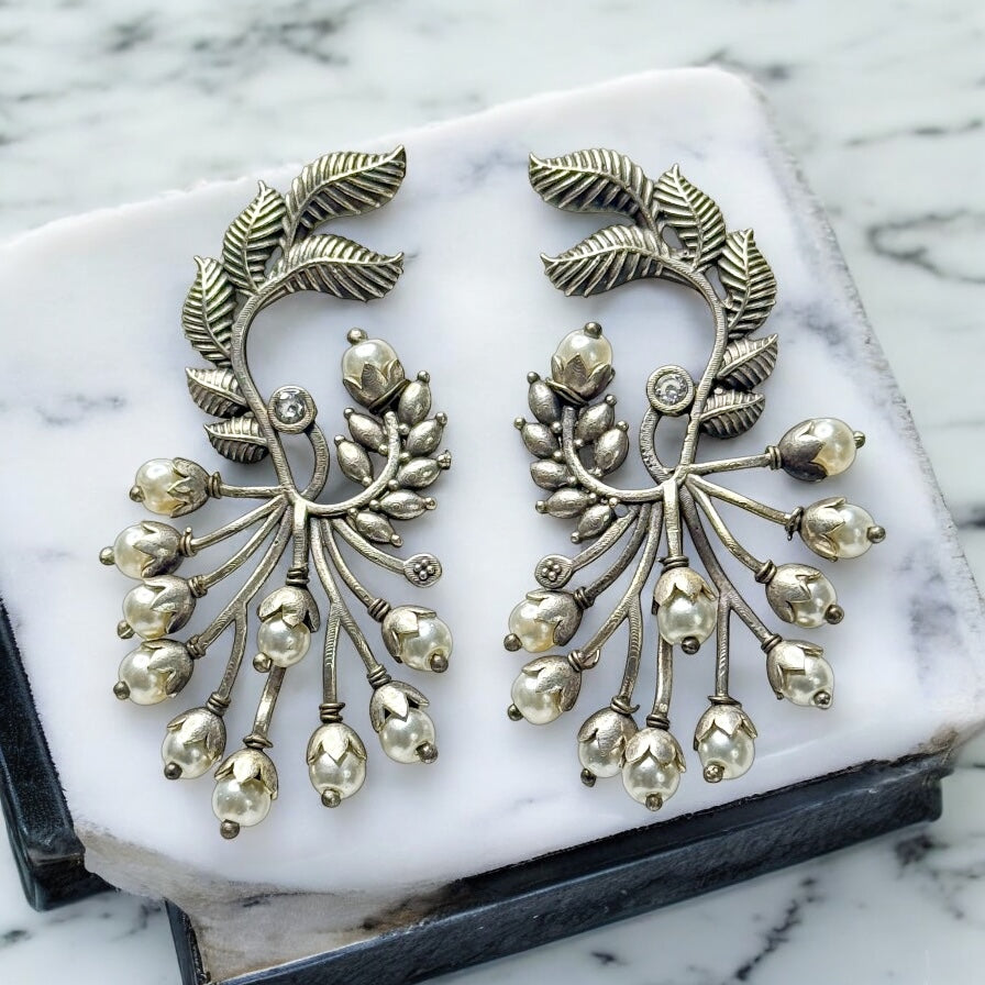 Mrinali Royal Dangler Earrings - MANKAA Default Title Earrings