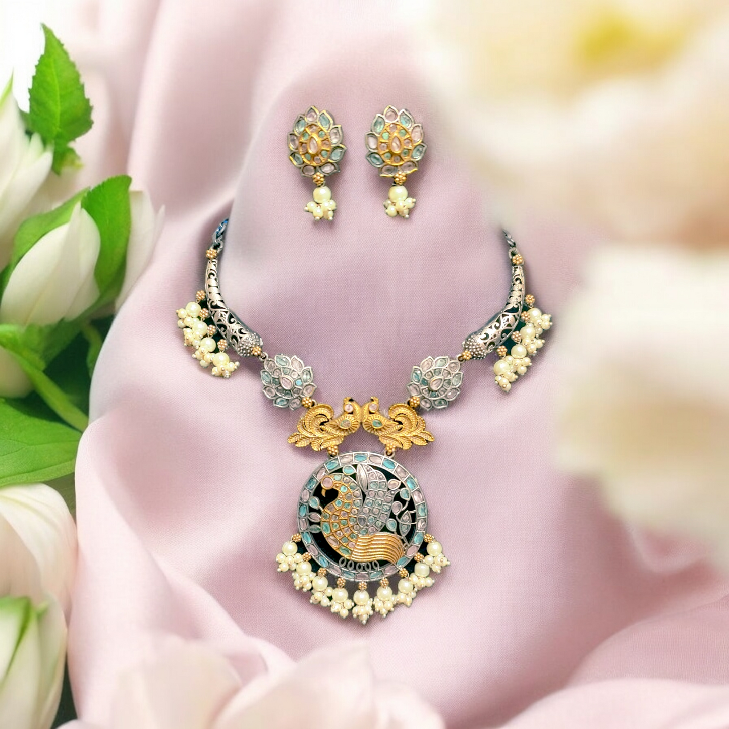 Bhavyata Necklace - MANKAA Necklace set