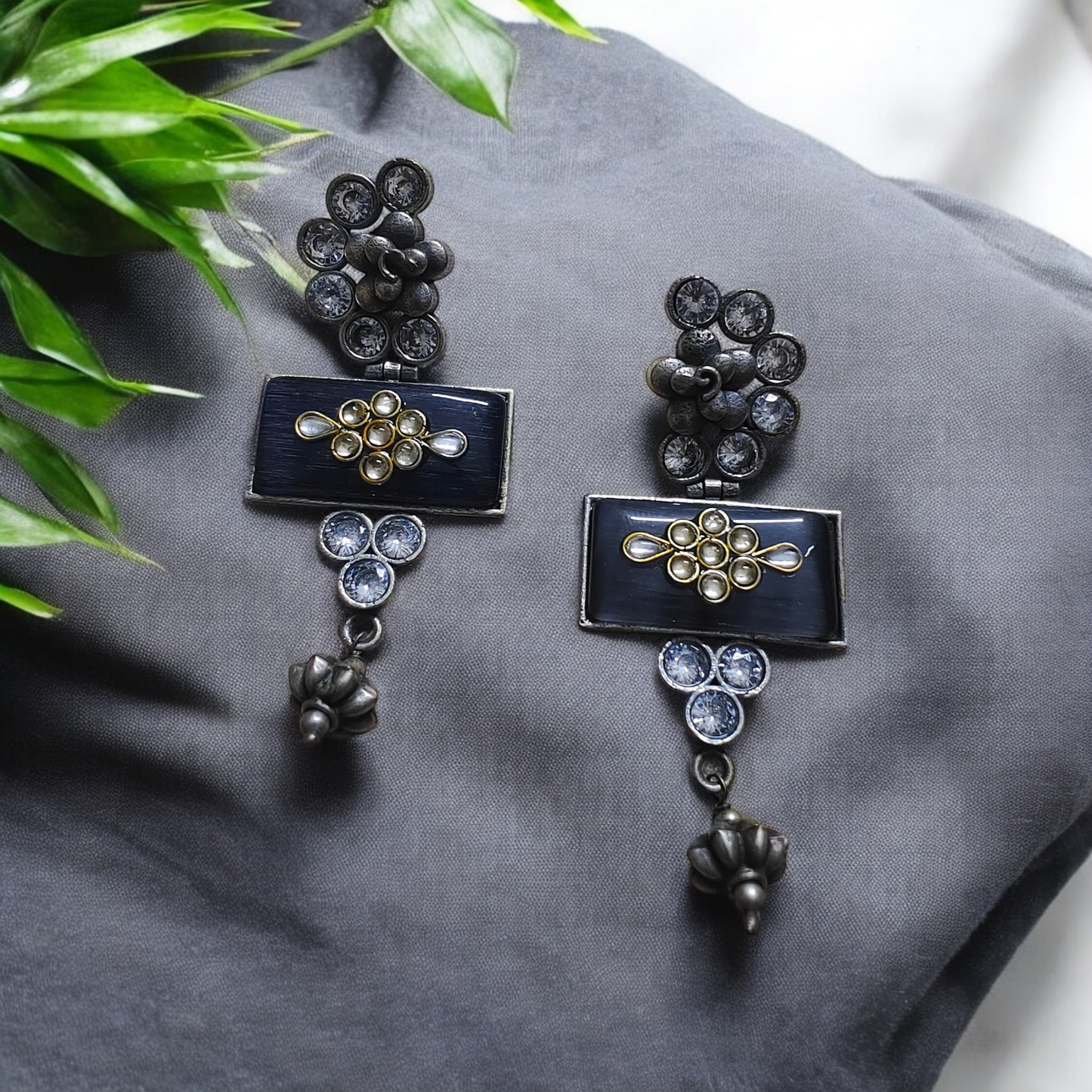 Nitya Danglers - MANKAA Default Title Earrings