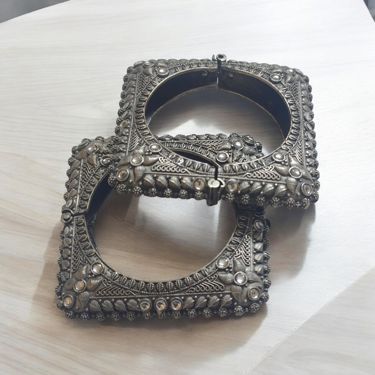 Padmavat Jadau Bangles - MANKAA Default Title Bracelet