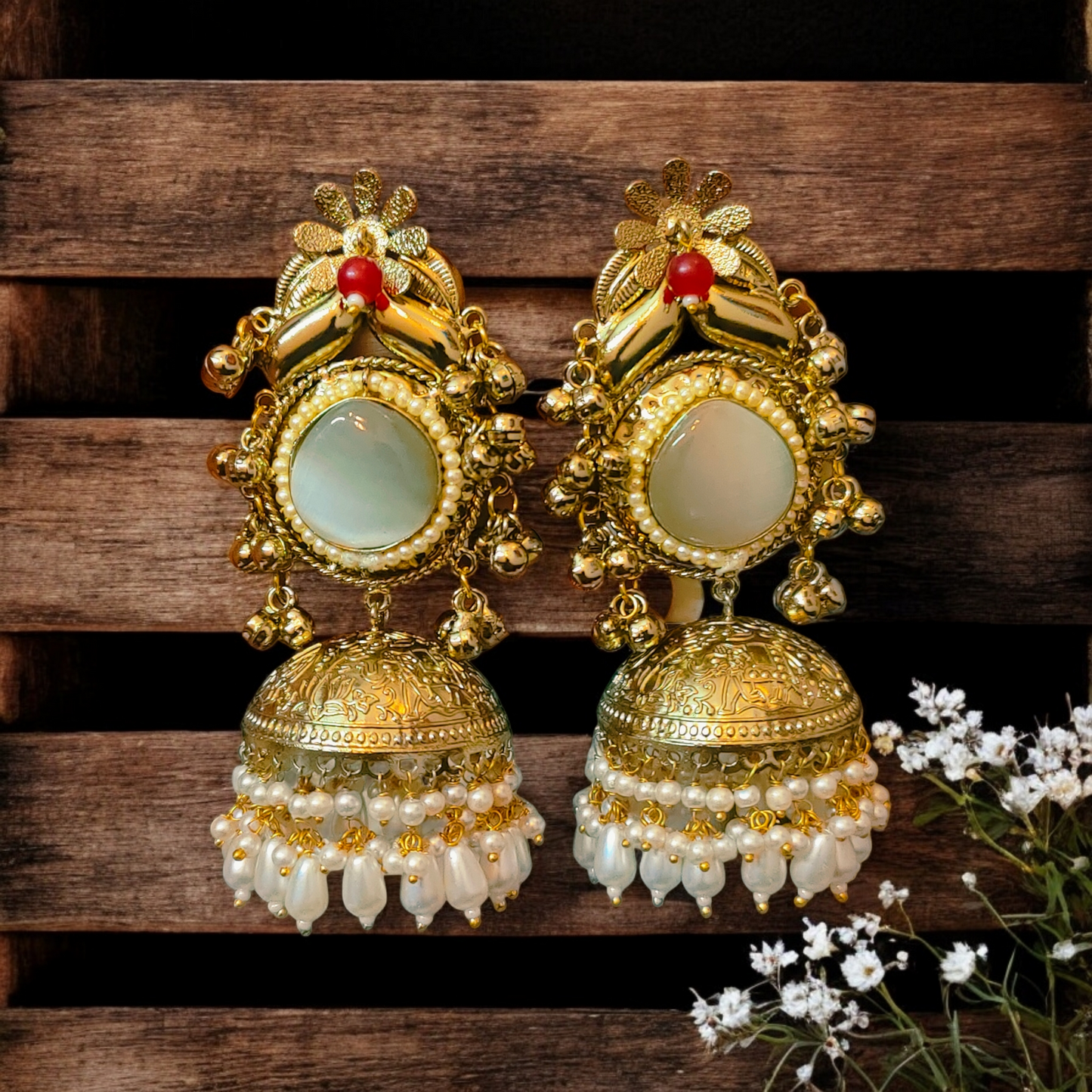Jeevika Jhumka - MANKAA Earrings
