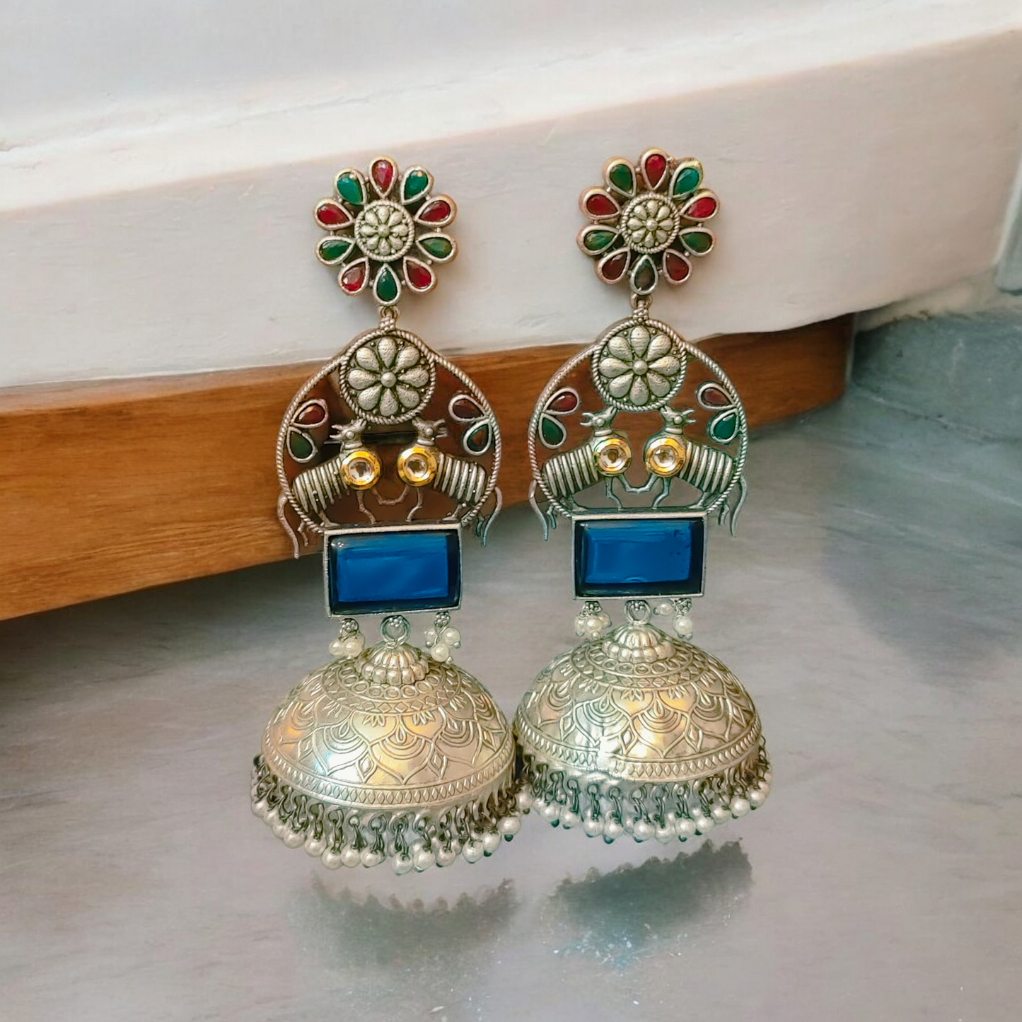 Darpana Jhumka - MANKAA Earrings