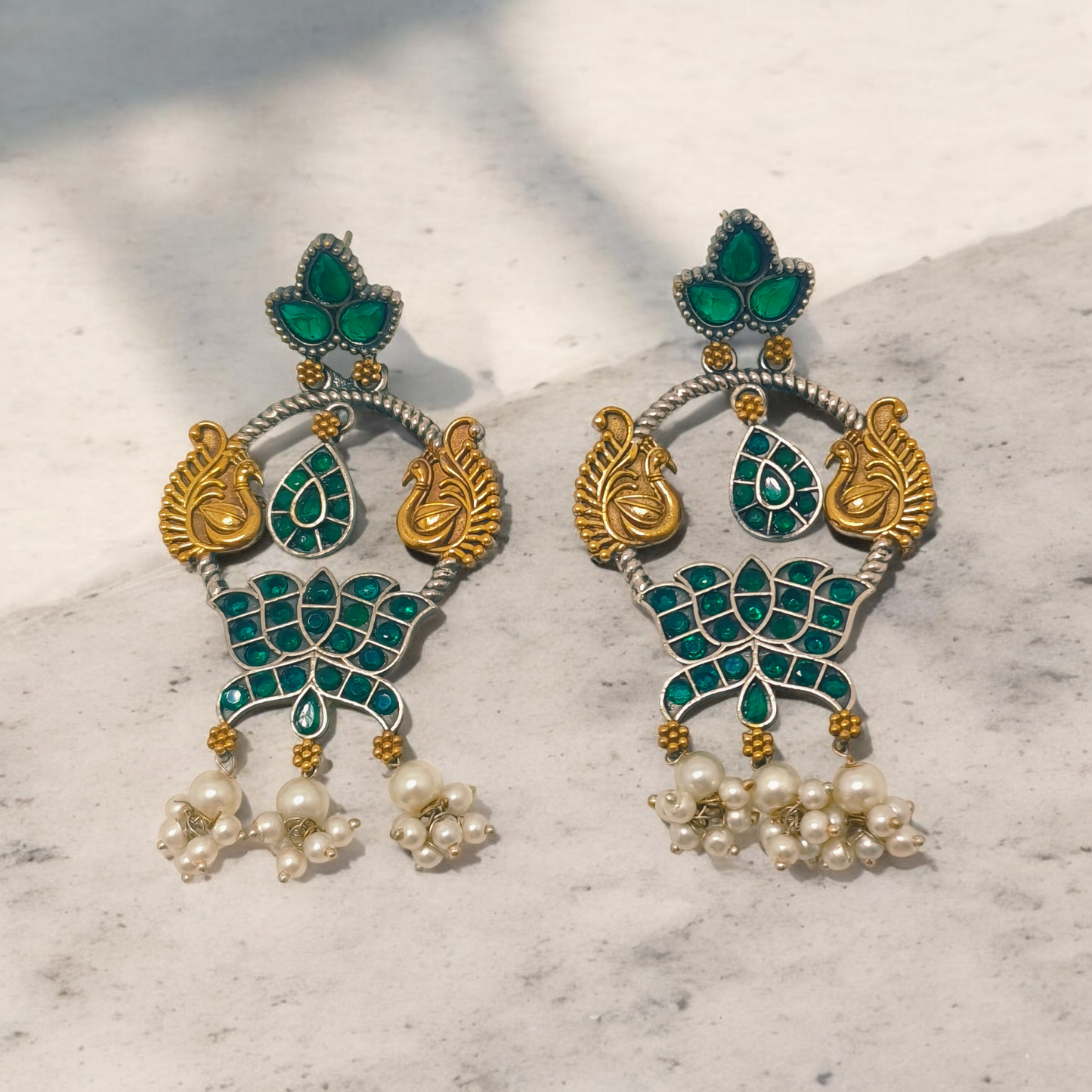 Adrishti Danglers - MANKAA Default Title Earrings