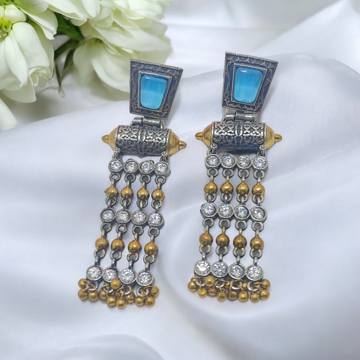 Privya Danglers - MANKAA Default Title Earrings