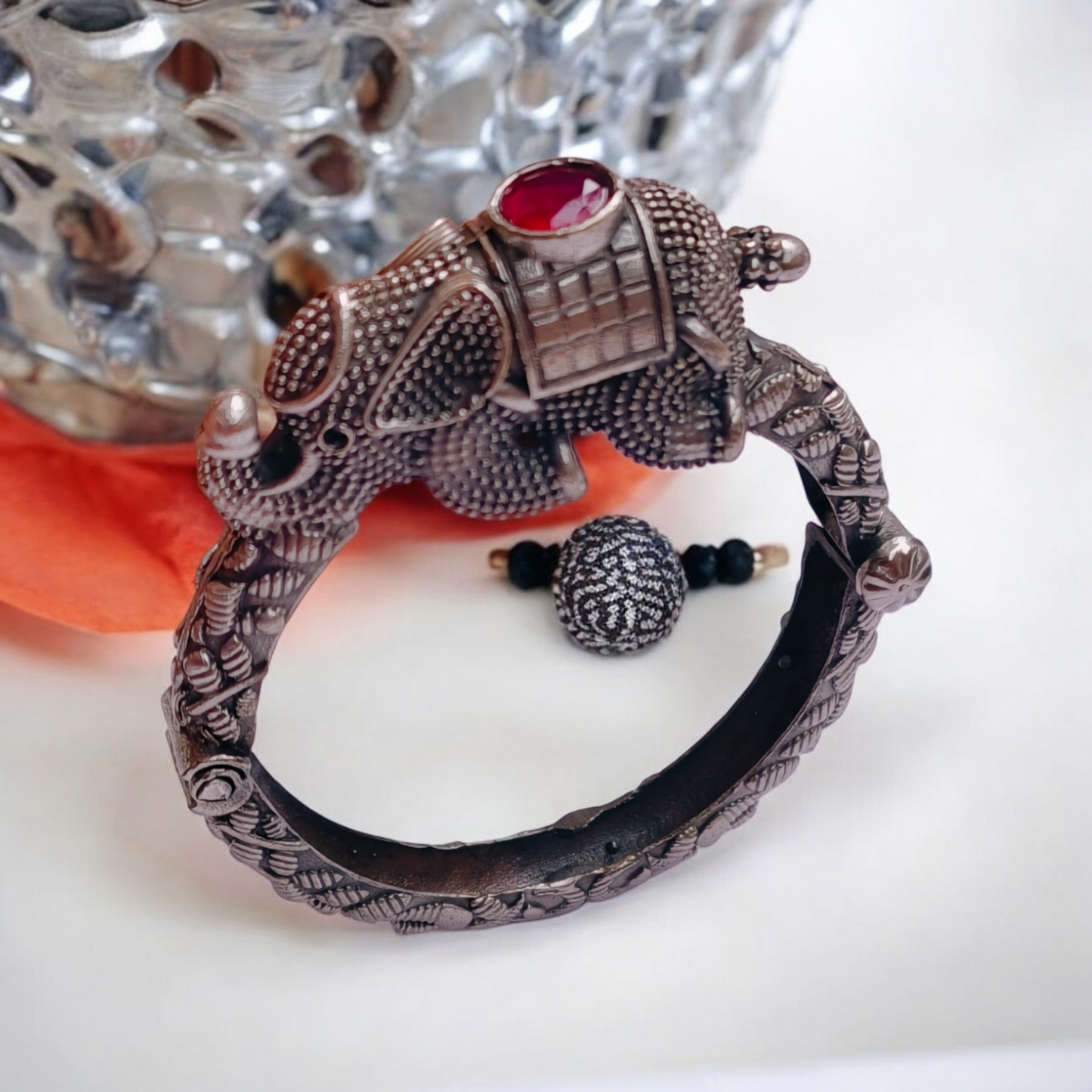 Paakhi Bangles red stone - Bangles premium artificial bracelet