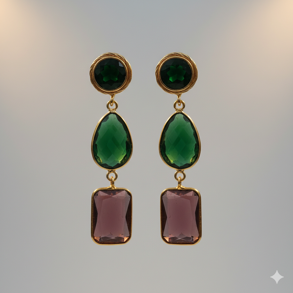 Kashvi Earrings - premium artificial earrings