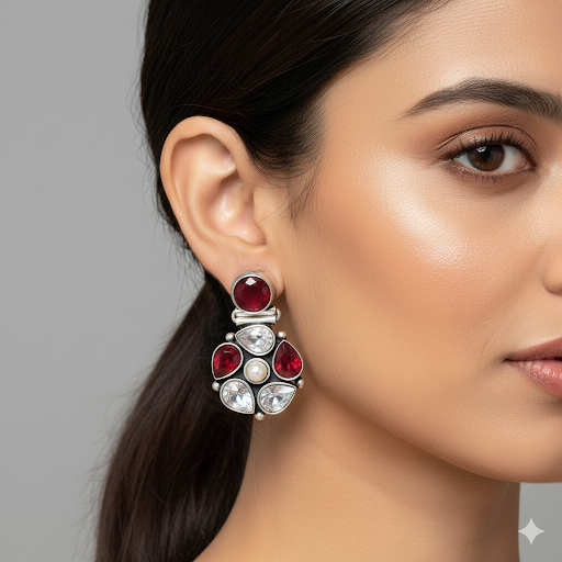 Lokya Earrings - premium artificial earrings