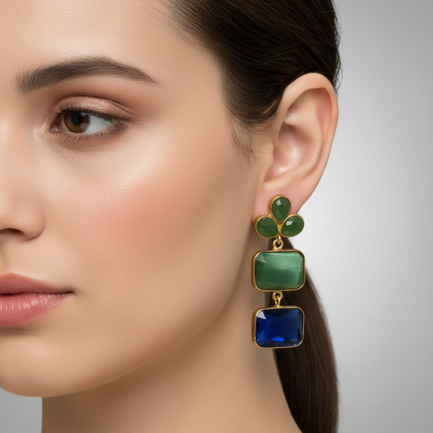 Anuk Earrings - premium artificial earrings