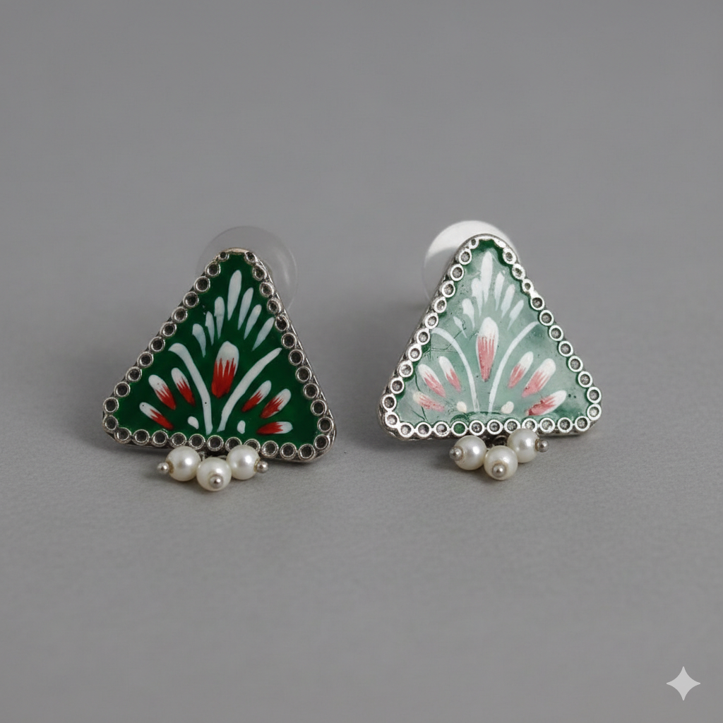 Chaitra Earrings - premium artificial earrings
