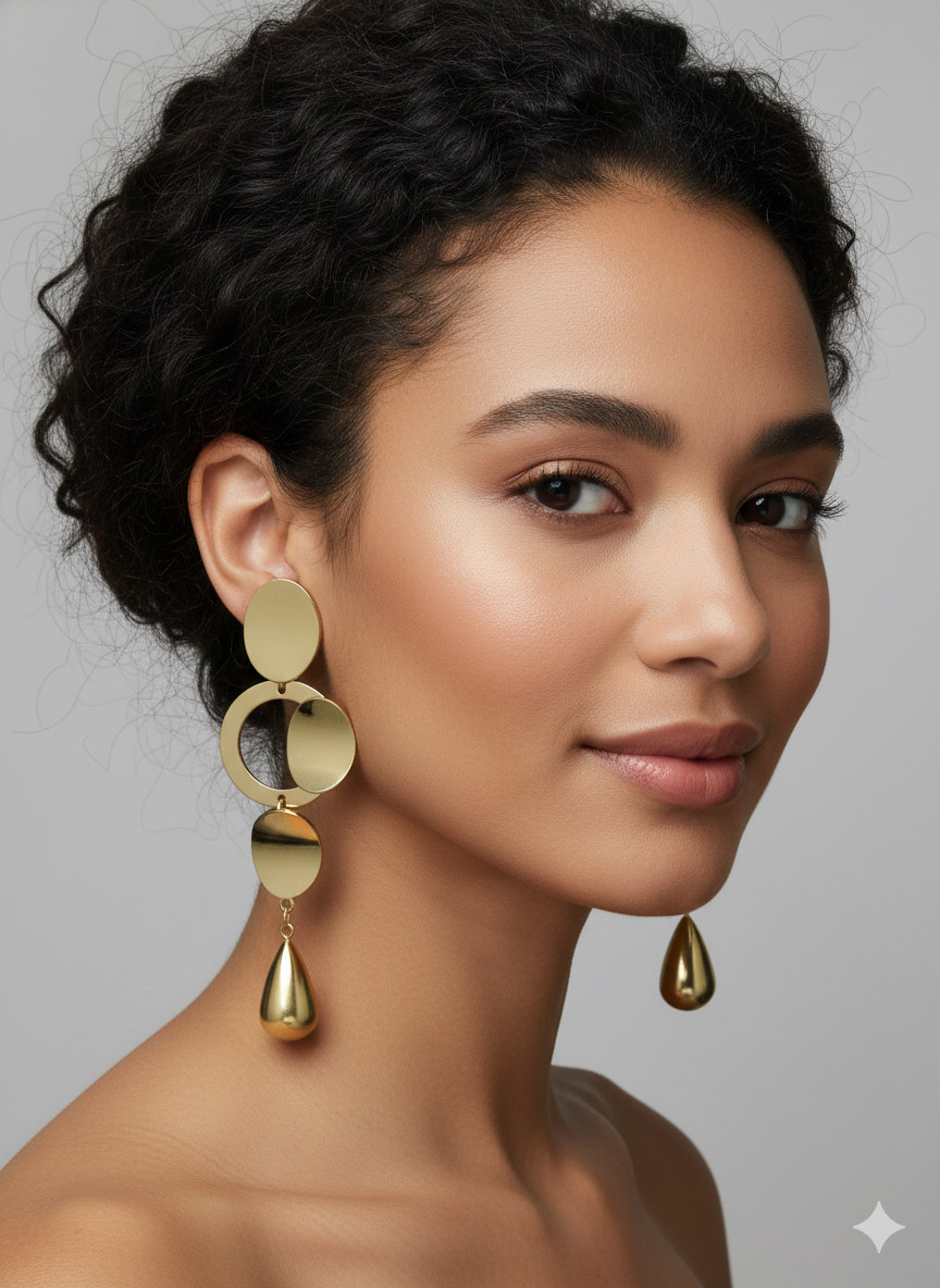 Ivana Earrings - premium artificial earrings