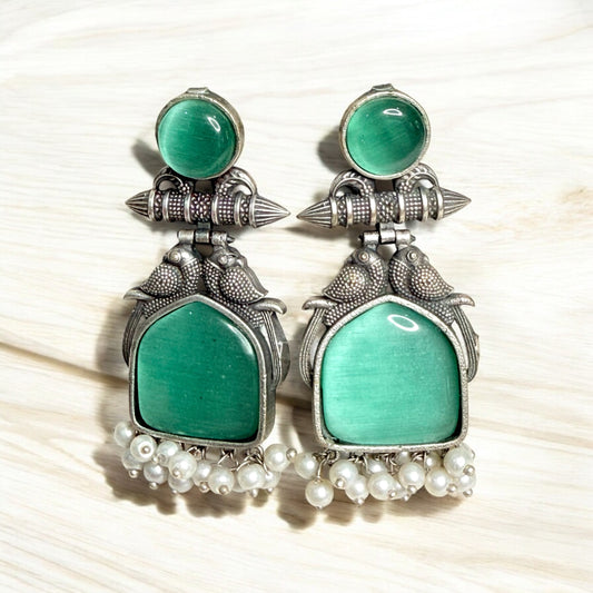 Mayra Dangers Earrings - MANKAA Mint Earrings