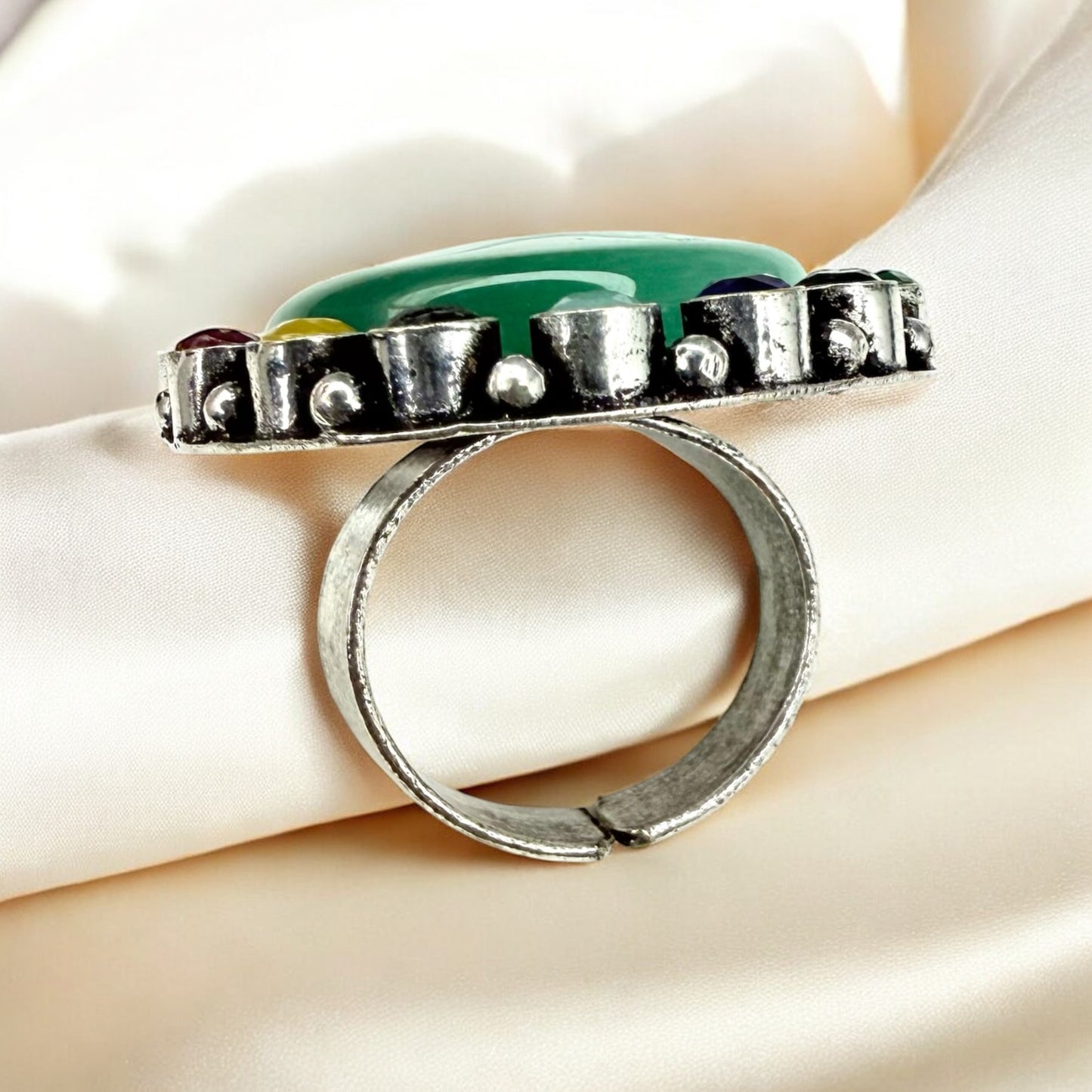 Aavantika Ring - MANKAA Mint Rings