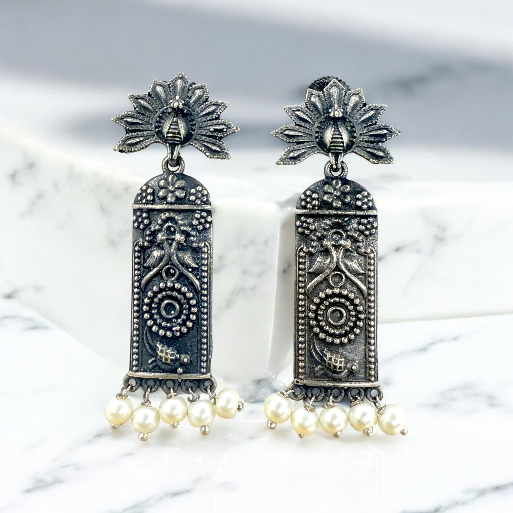 Rajvika Dangler Earring - MANKAA Default Title Earrings