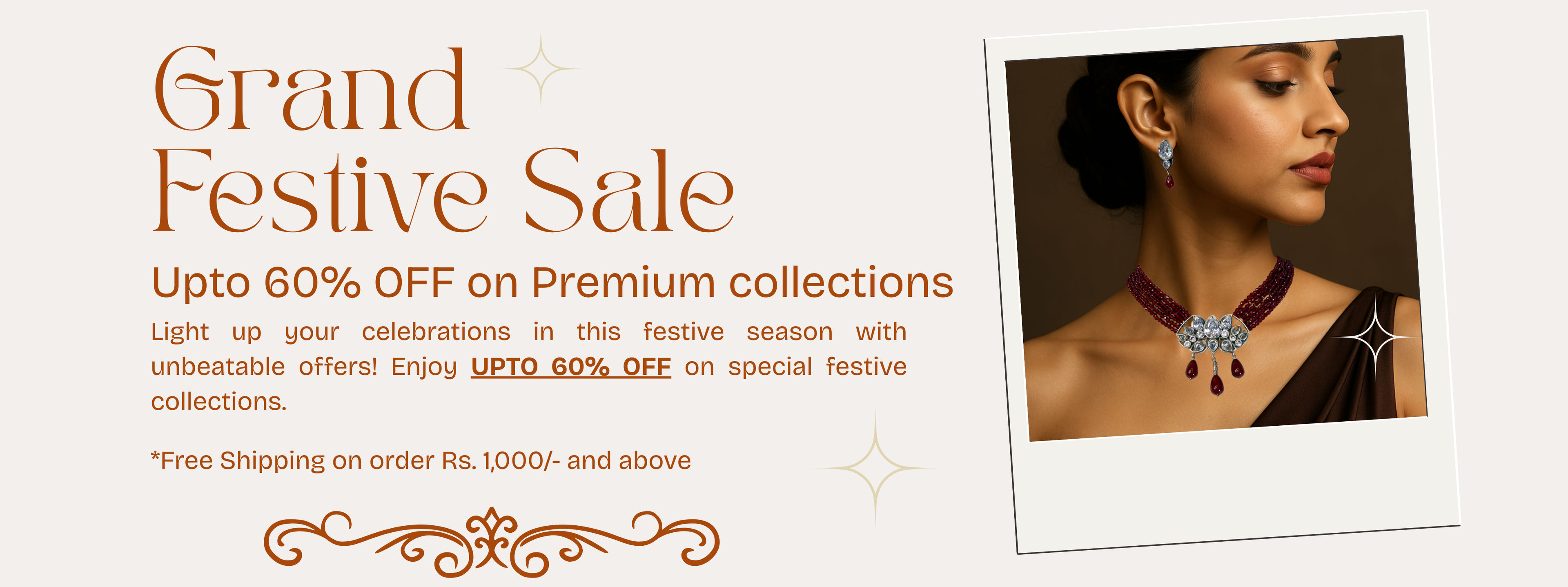Grand Festival Sale on Premium Jewellery Collections