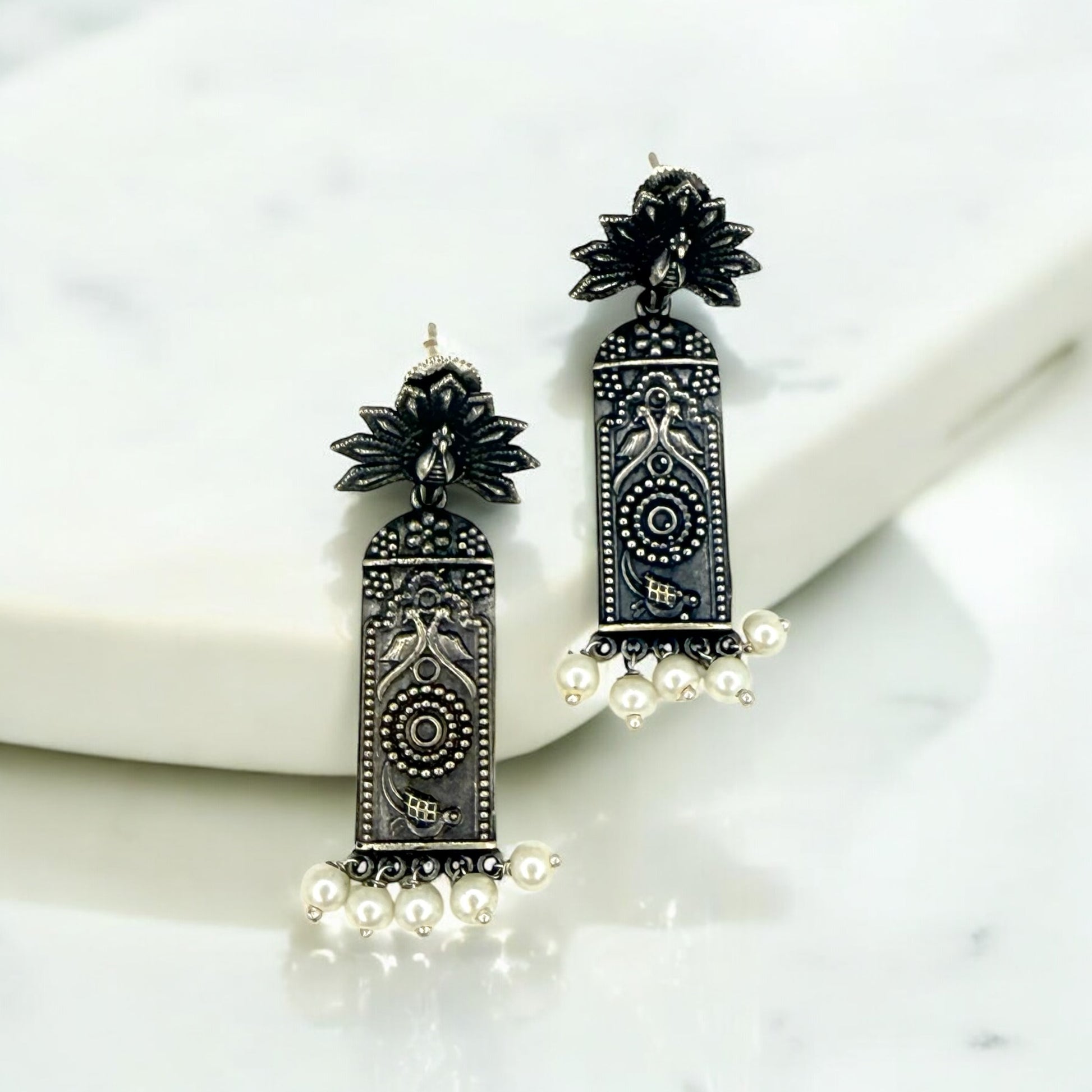 Rajvika Dangler Earring - MANKAA Default Title Earrings