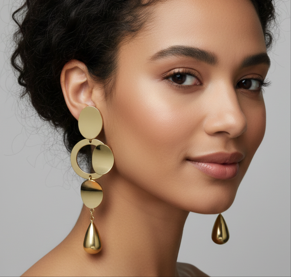 Ivana Earrings - premium artificial earrings