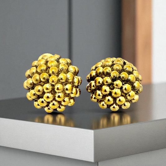Aarohi Stud - MANKAA Gold Plated Earrings