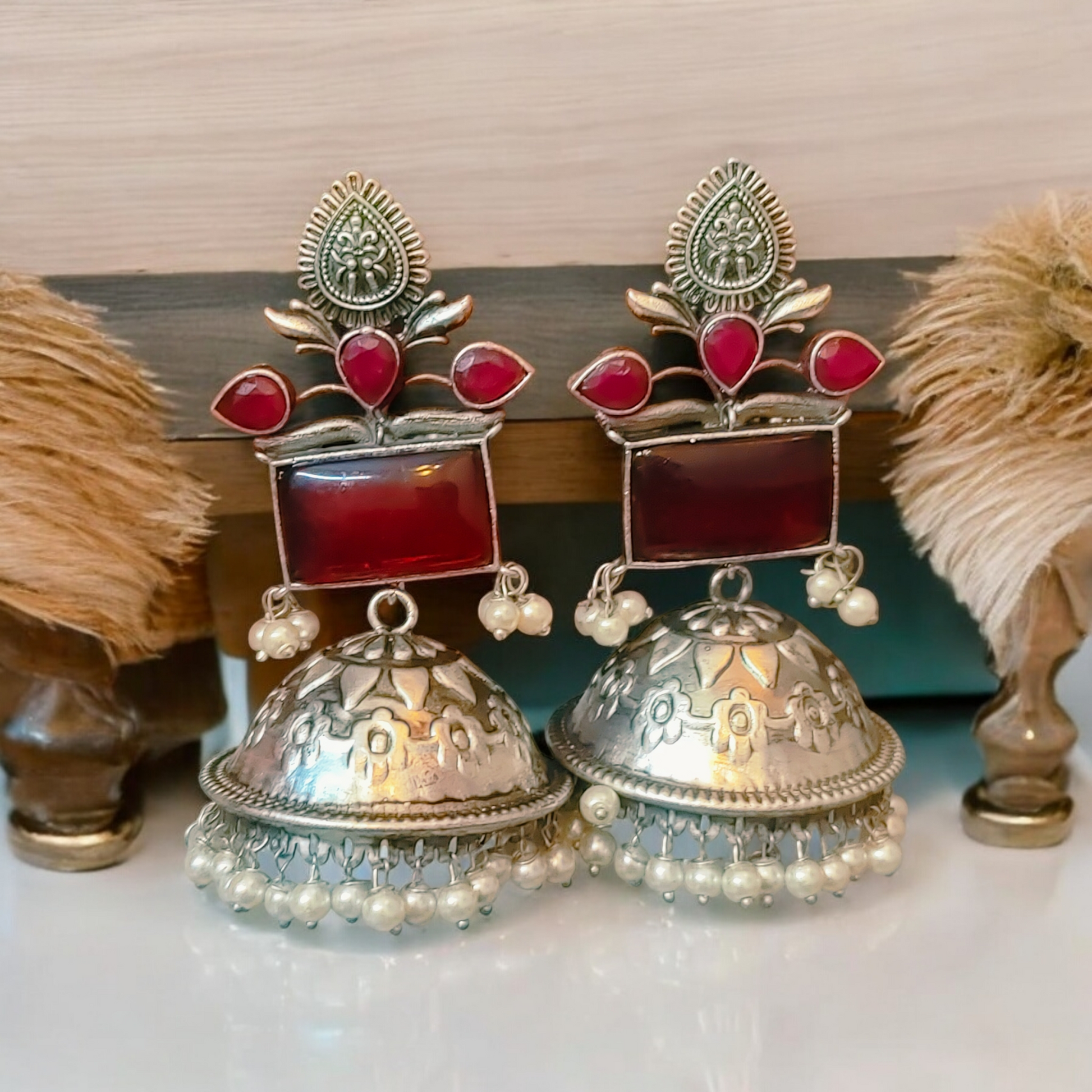 Aakriti Ruby Jhumka - MANKAA