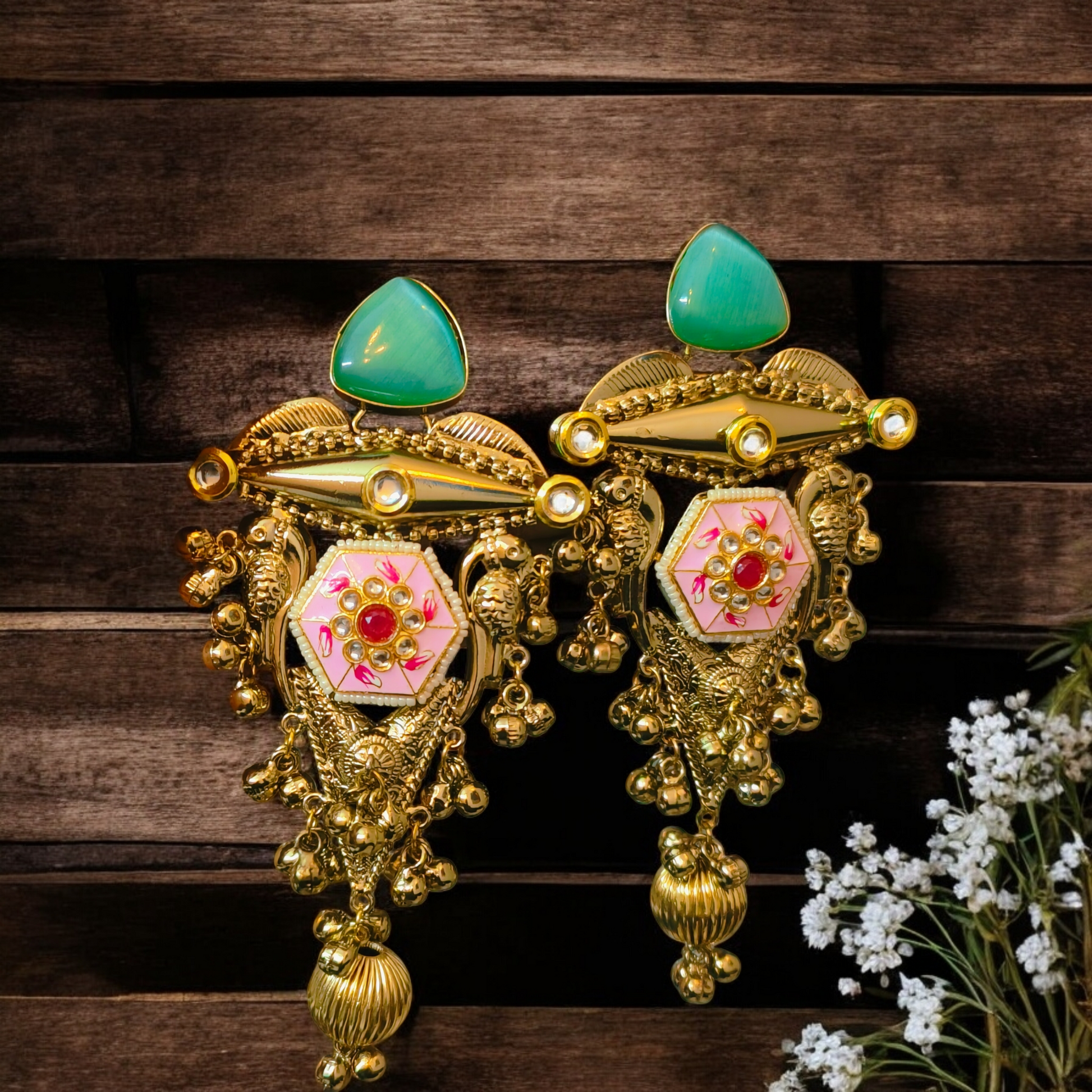 Charvi Danglers - MANKAA Earrings