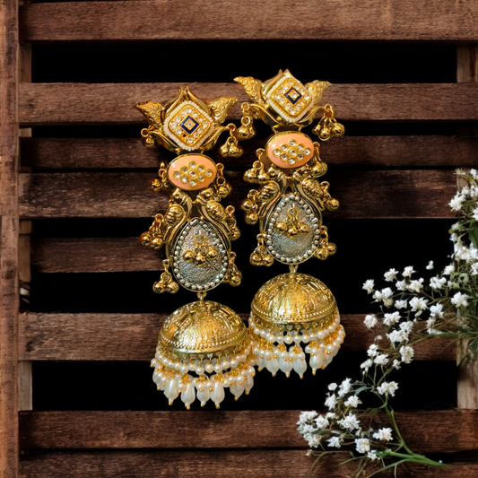 Disha Dangler Jhumka - MANKAA Earrings