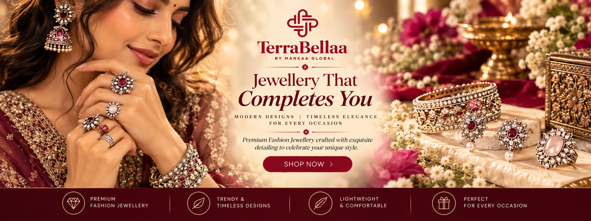 TerraBellaa festival jewellery collection - premium festive jewellery