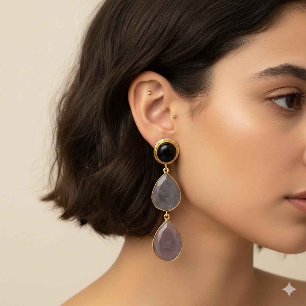 Medha Earrings - premium artificial earrings