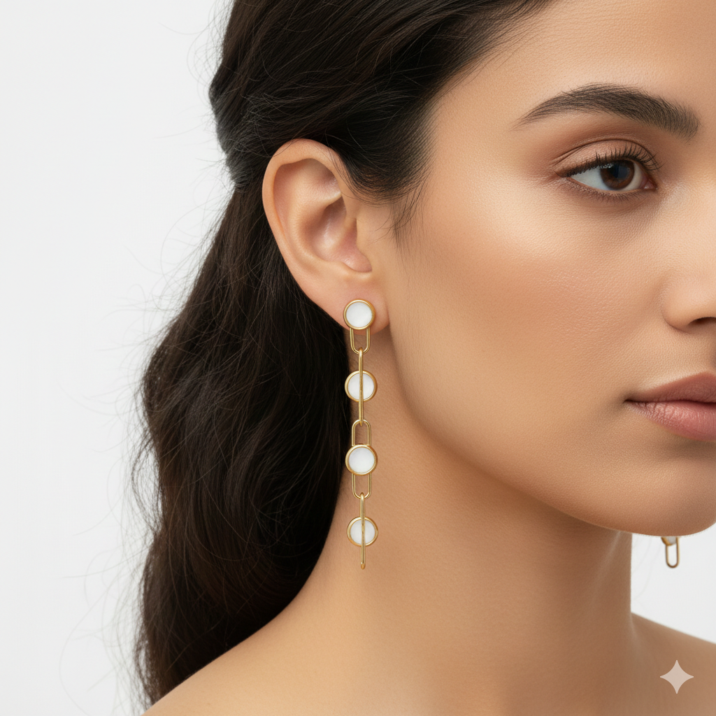Ella Earrings - premium artificial earrings