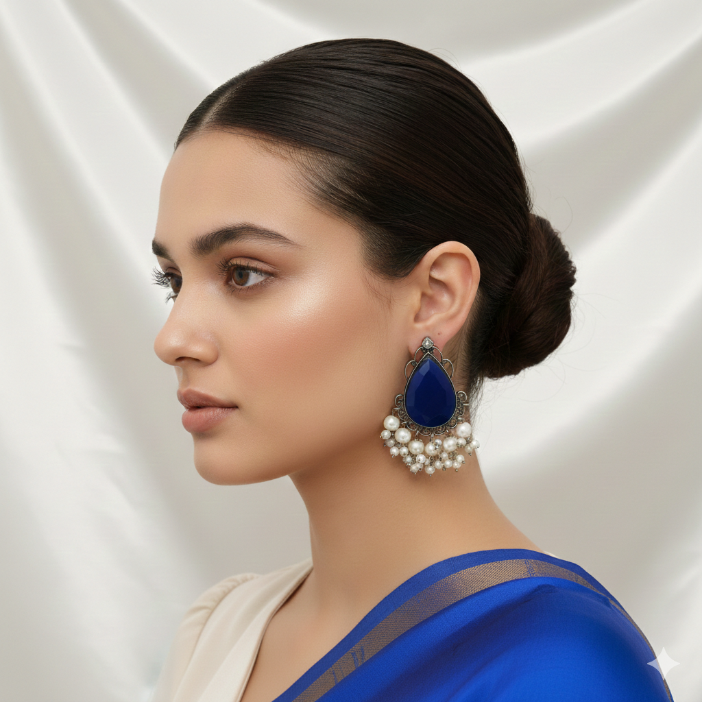 Jahnavi Earrings - premium artificial earrings