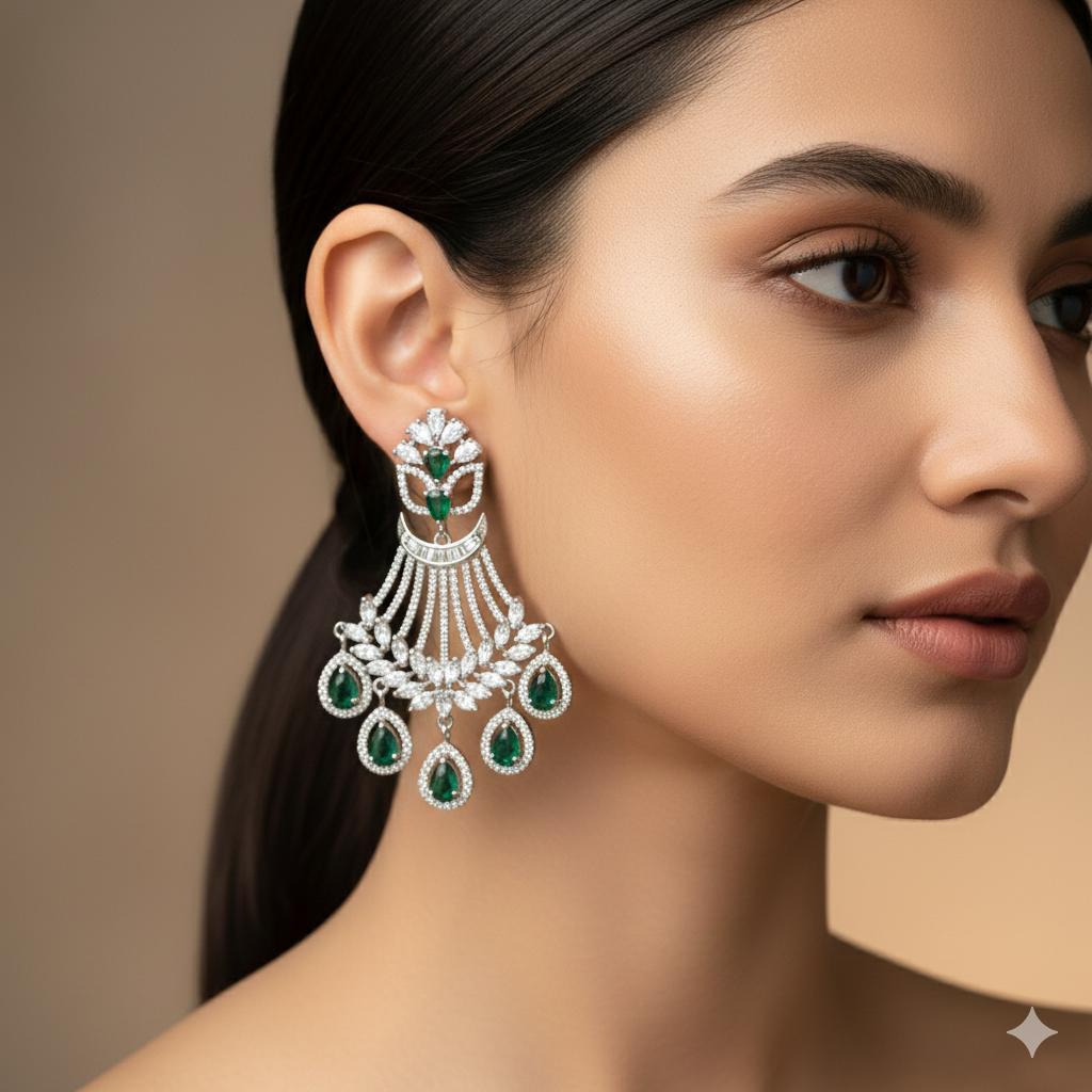 Prajakta Earrings - premium artificial earrings