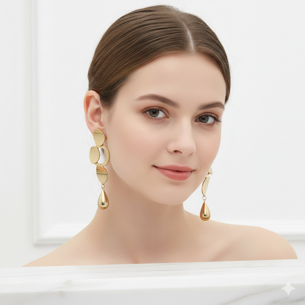 Ivana Earrings - premium artificial earrings
