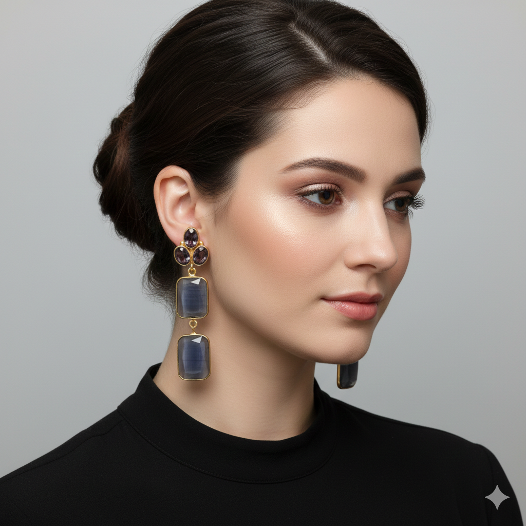 Mikel Earrings - premium artificial earrings