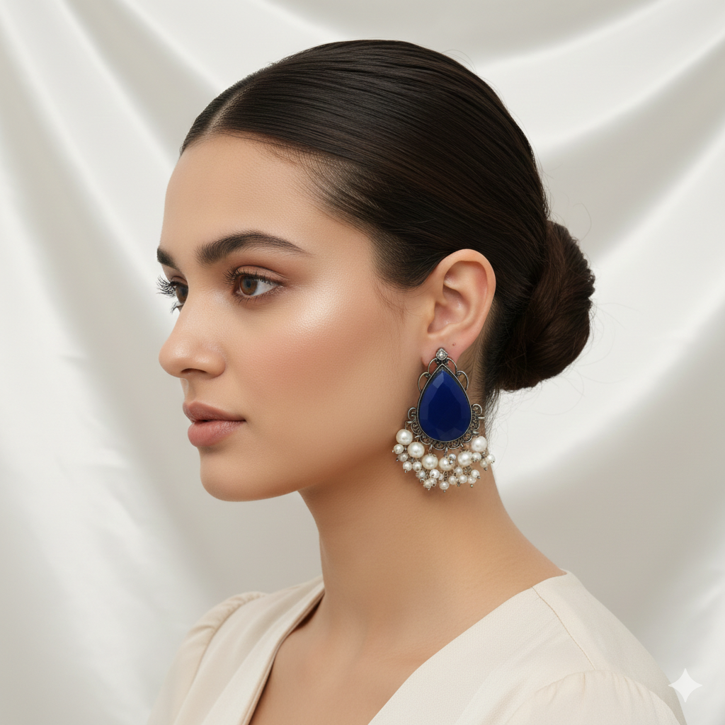 Jahnavi Earrings - premium artificial earrings