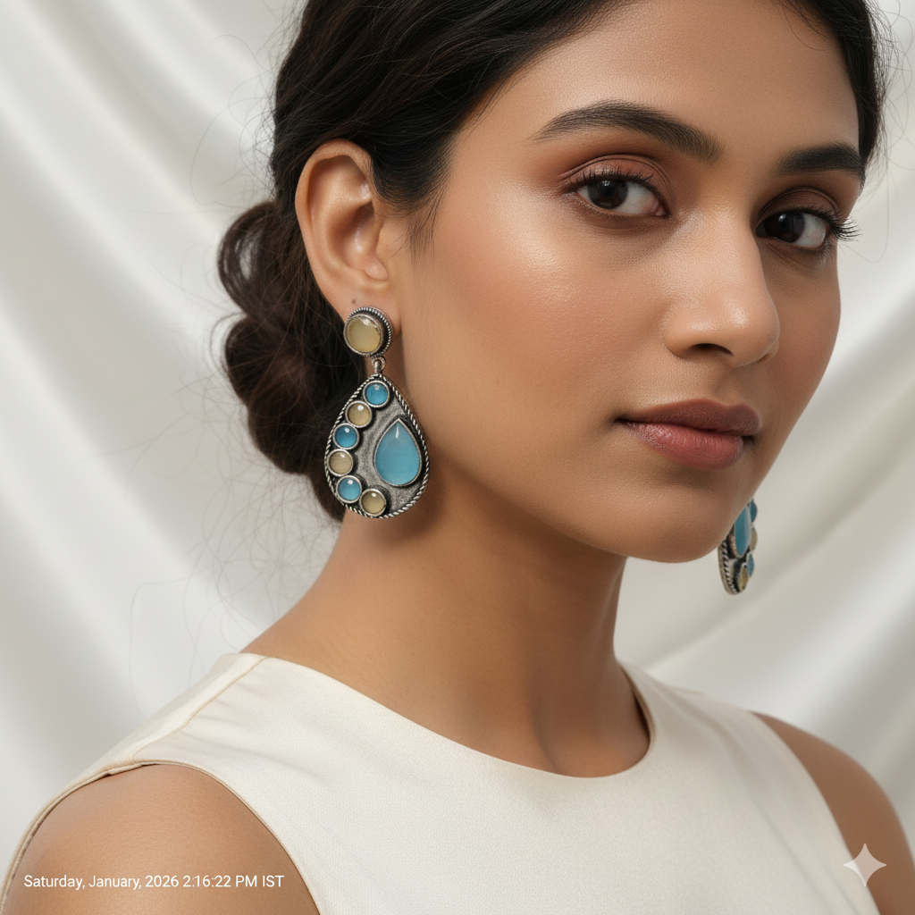 Ina Earrings - premium artificial earrings